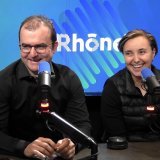 Bonne ambiance ce matin pour présenter le programme de la soirée du soutien du HC Sierre.